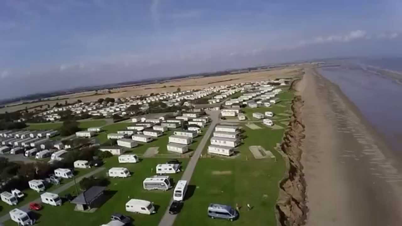 DRONE AT ulrome skipsea aerial view t