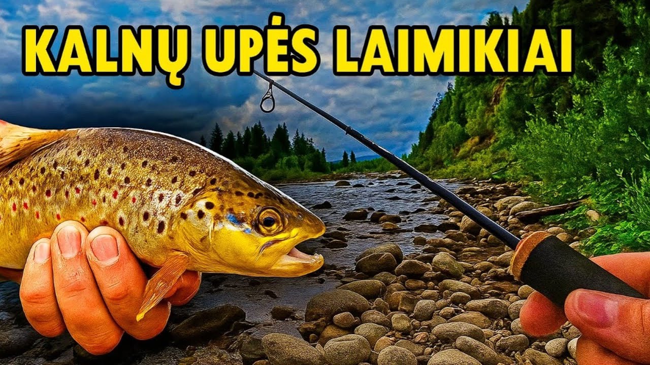 Žvejyba Zakopanės kalnų upėje. Pagavom!