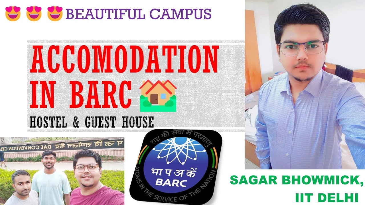 BARC ACCOMODATION before interview | BARC hostel | Hostel provided for BARC interview #BARC #NPCIL