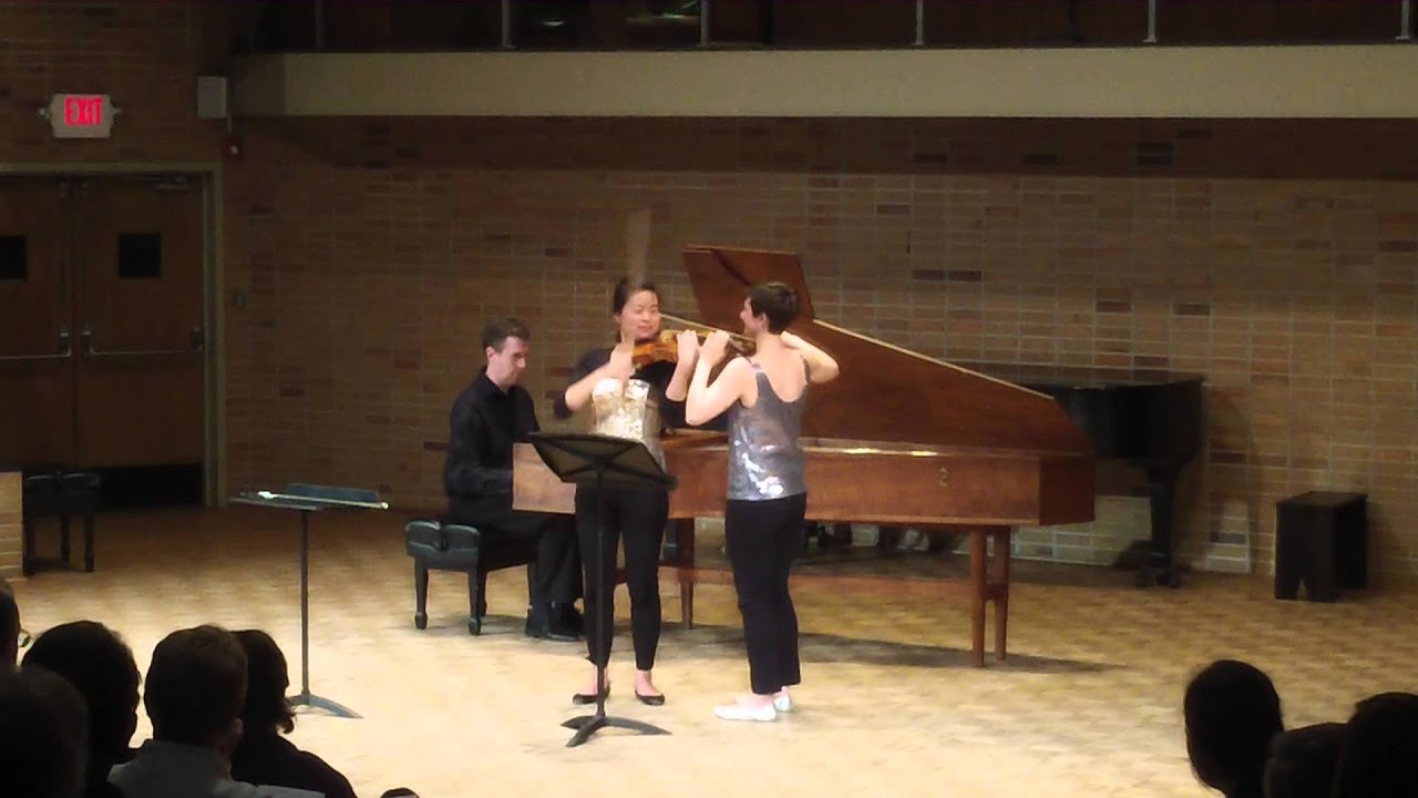 PDQ Bach Sonata for Viola 4 Hands and Harpsichord, S. 440