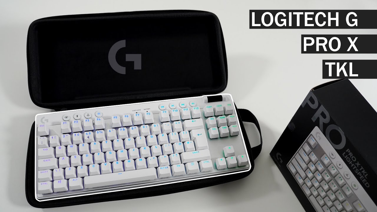 Unboxing (Latest) Logitech G PRO X TKL Lightspeed Gaming Keyboard with Games Test
