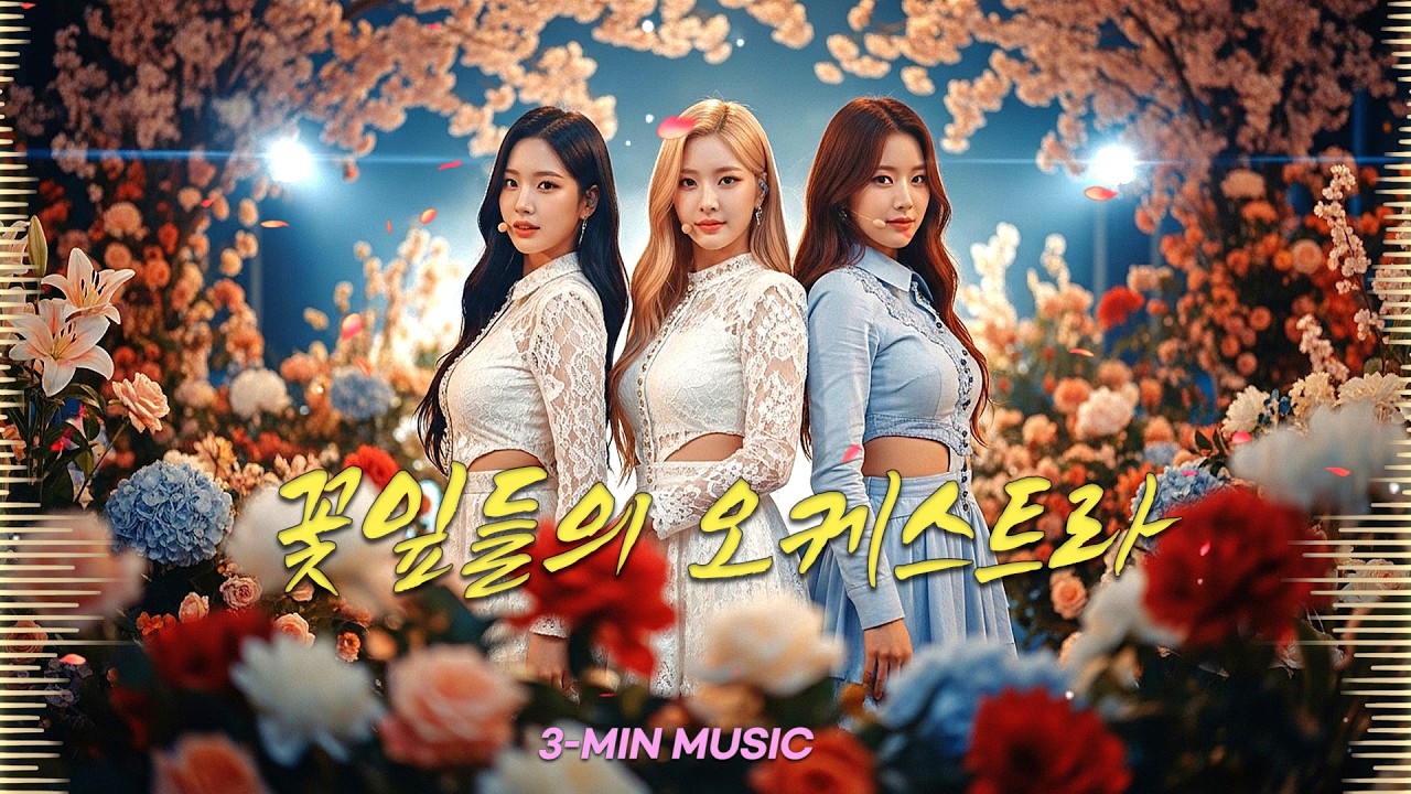 [꽃잎들의 오케스트라] (Ephemeral Garden) | 🌸 K-Pop 역대급 장르 전환! | 🎤 고음 폭발 & 중독성 갑 EDM Trap