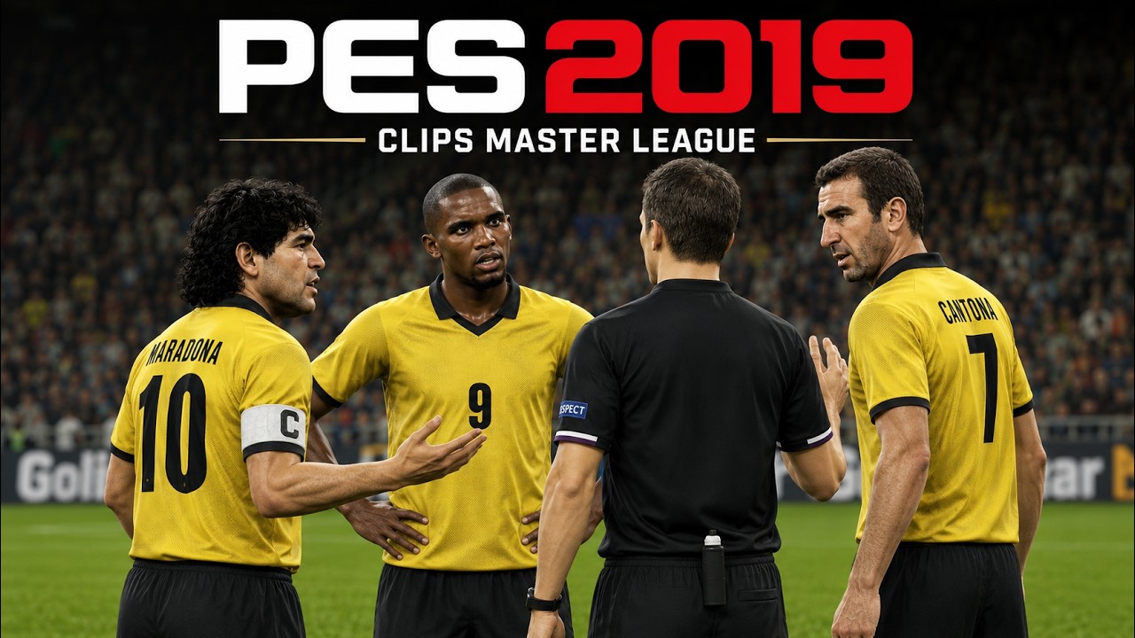 PES 2019: CLIPS MASTER LEAGUE (#12) #ronaldinho #maradona #cantona 😵‍💫👍⚽ [PS5]