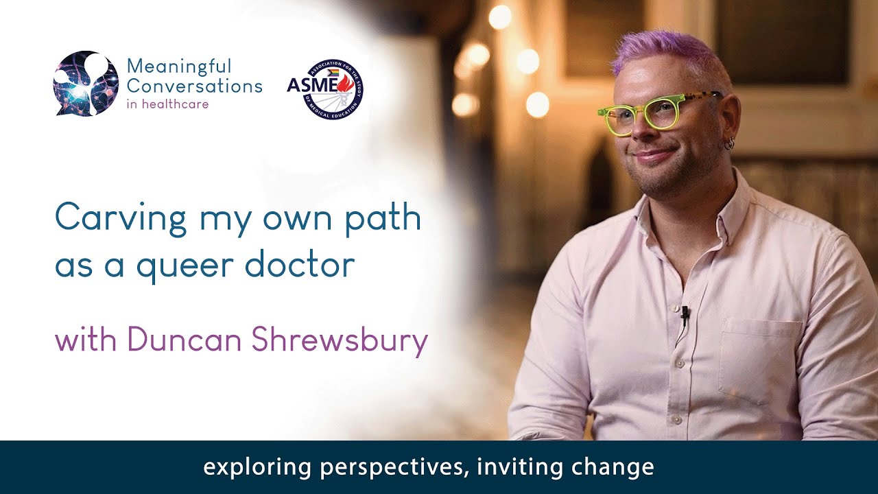 Carving my own path as a queer doctor with Duncan Shrewsbury
