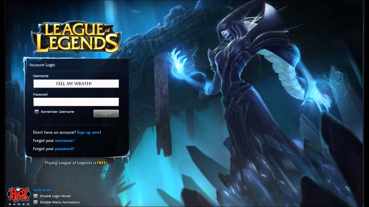 League of Legends Lissandra  Login Screen + Music
