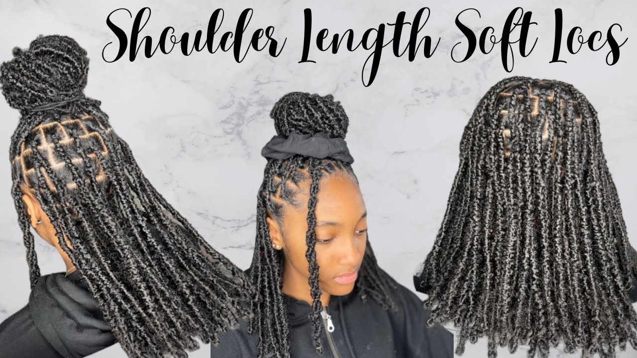 Shoulder Length Soft Locs | Kids Friendly Style 🦋