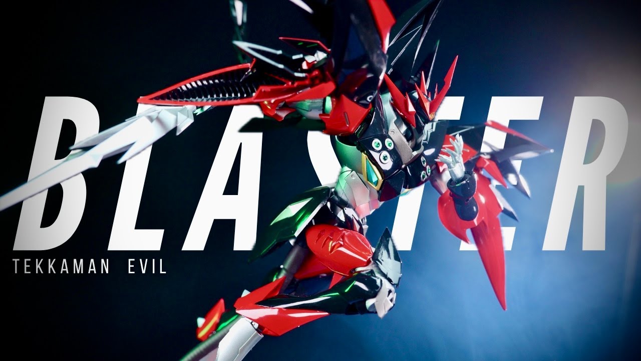 [4K] Incredible Value! Blaster Tekkaman Evil Figure Review for Around $100 (SKY X STUDIO)