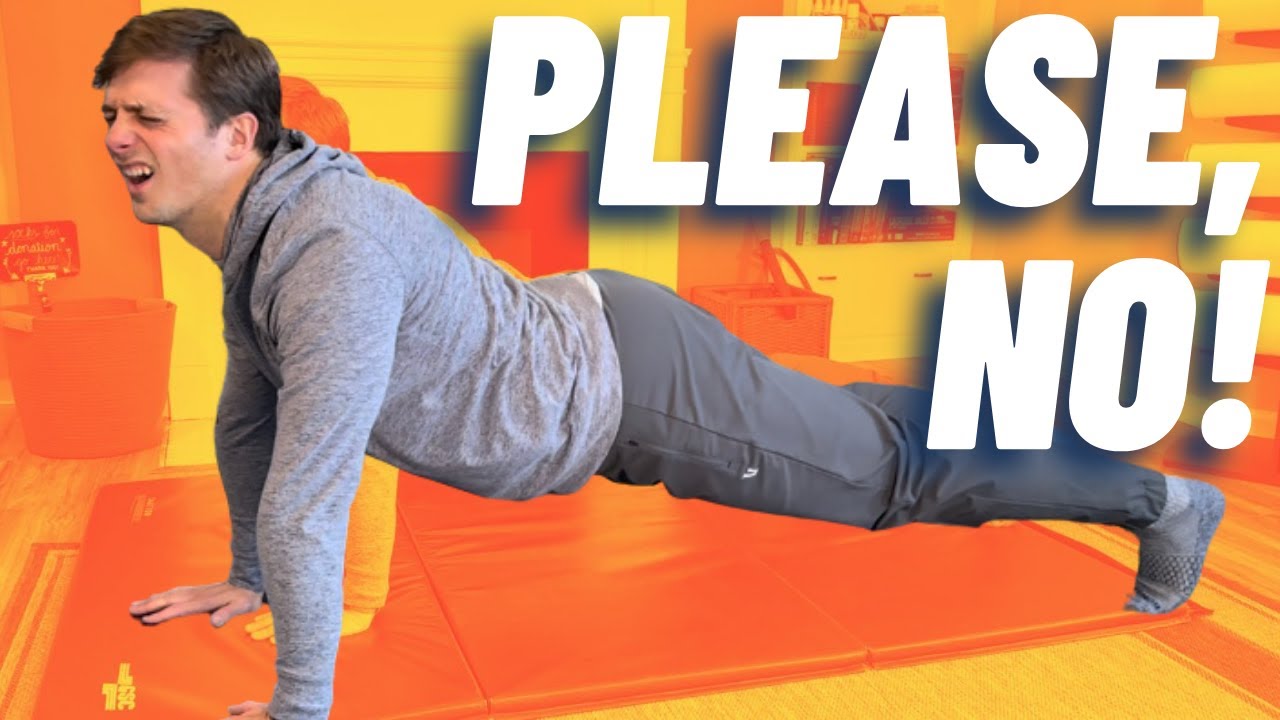How to Plank w/o Back Pain