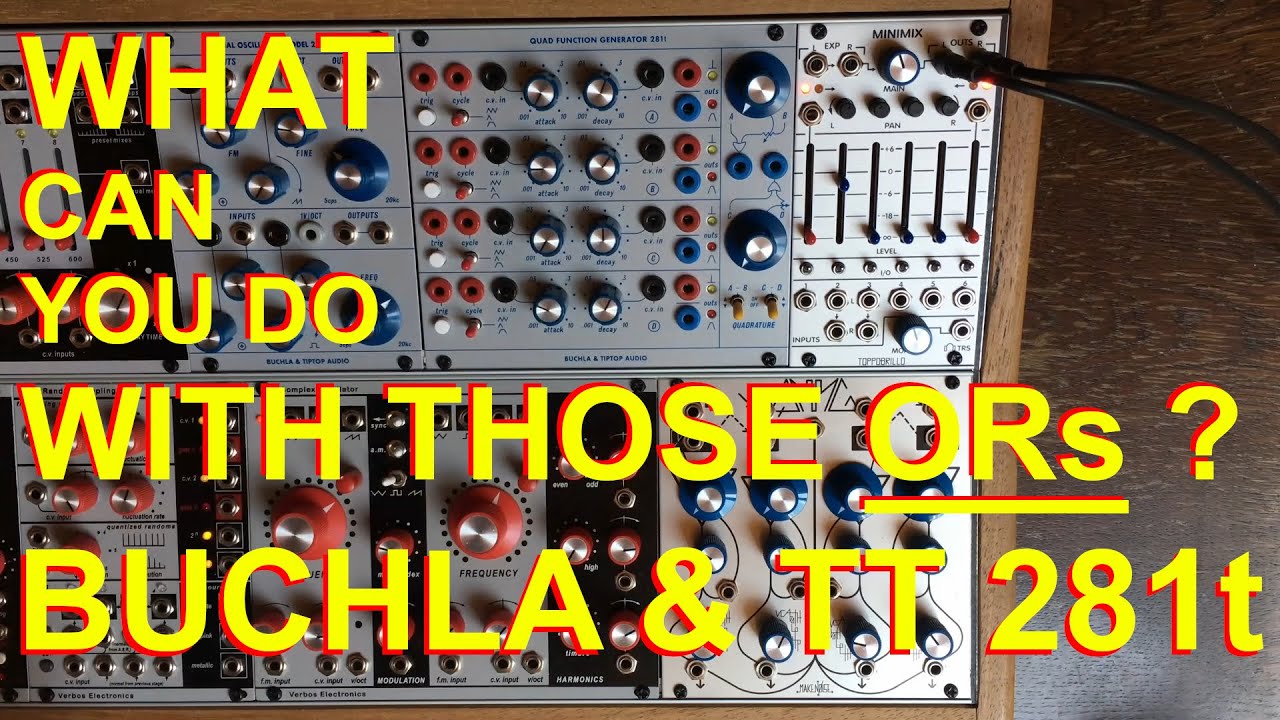 5 наконечников с выходом ИЛИ - Buchla и Tiptop 281t
