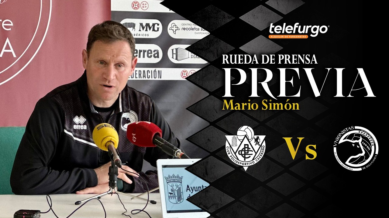 Rueda de prensa Mario Simón | Previa CP Cacereño - Unionistas de Salamanca CF J26