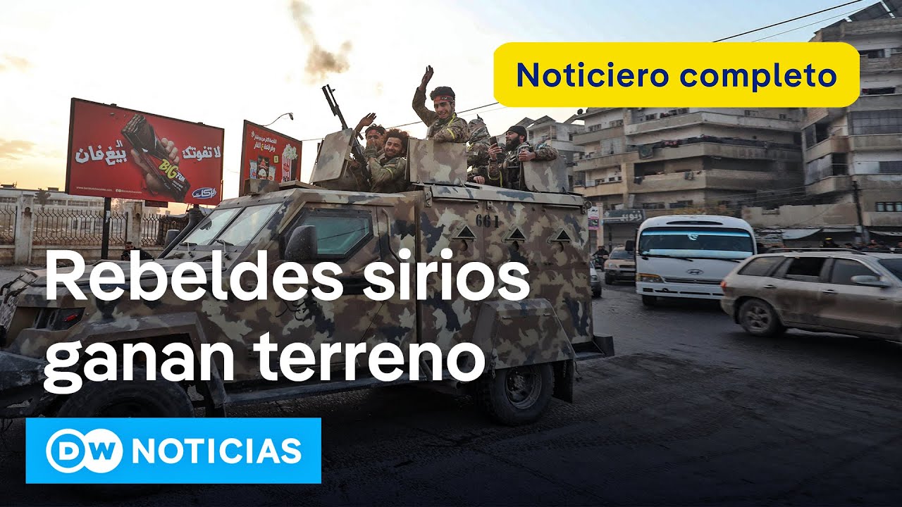 🔴 DW Noticias 5 diciembre: Rebeldes sirios expulsan fuerzas de al-Asad de Hama [Noticiero completo]