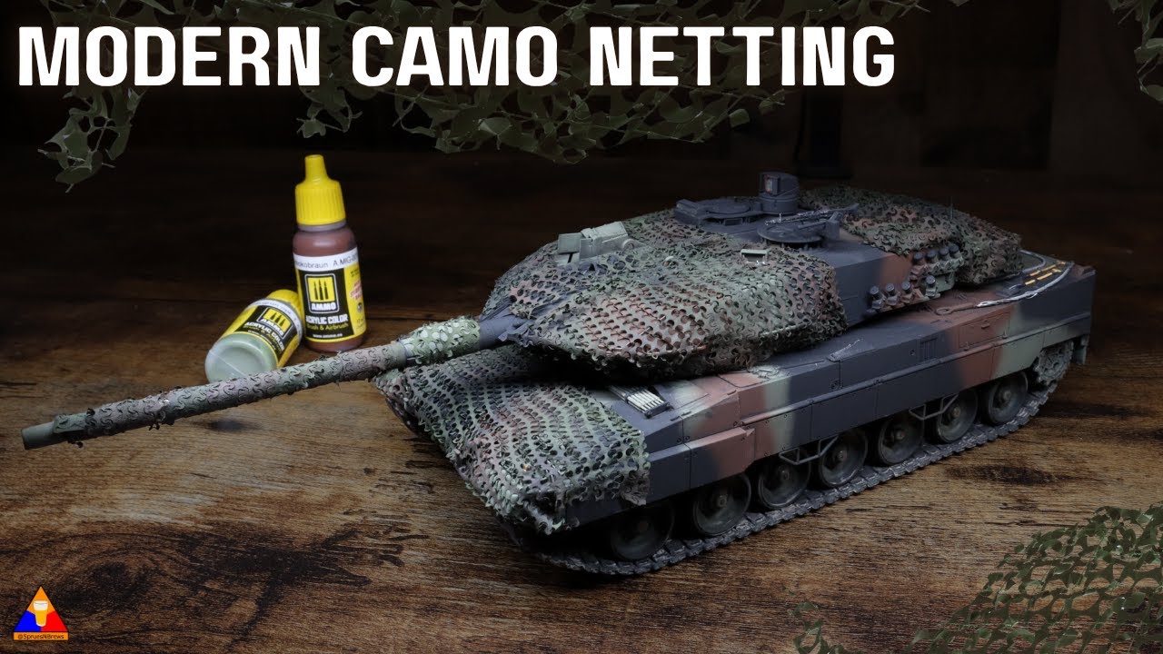 Modern Tank Camo Netting&hellip; Made Easy! | NATO 1/35 Camouflage Tutorial