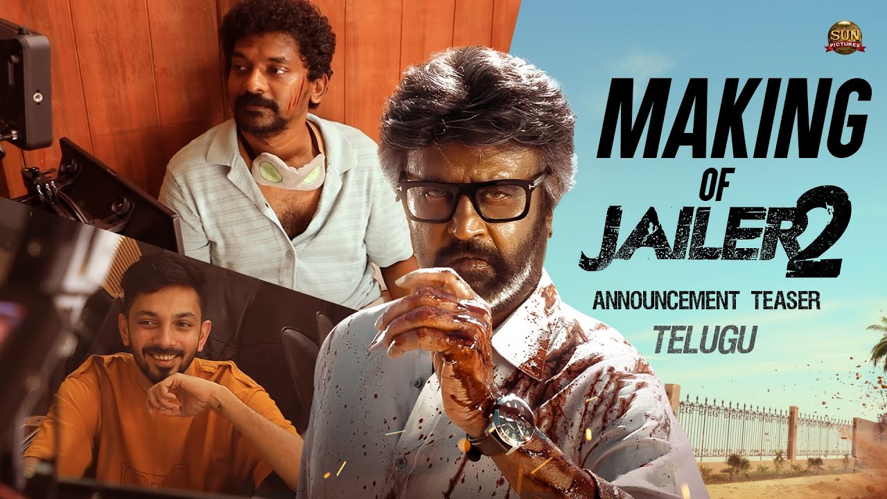 Making of JAILER 2 Telugu Announcement Teaser| Superstar Rajinikanth| Sun Pictures | Nelson| Anirudh