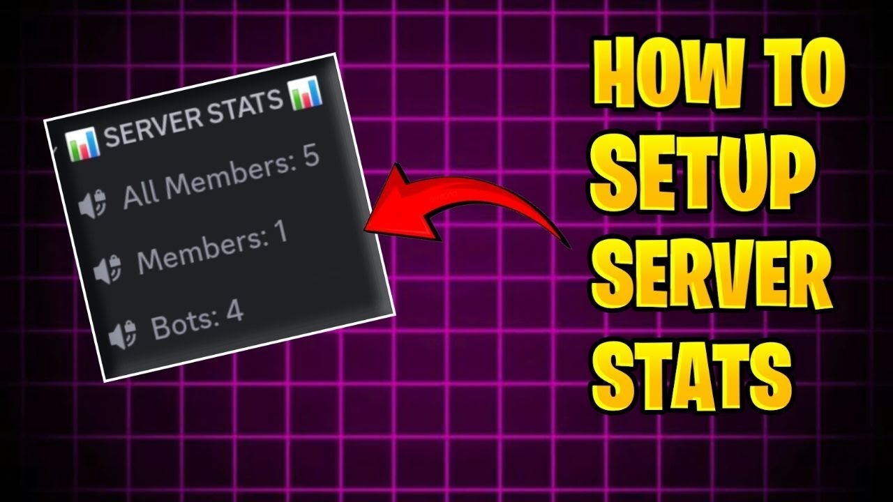 How to Setup Server Stats in Discord | Member Counter Tutorial 2025