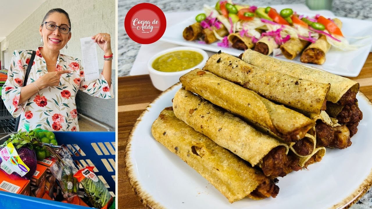 Muy Barata SIN CARNE Alta en Prote&iacute;na, Sin Grasa, Az&uacute;car, Acido &Uacute;rico TAQUITOS DE FRIJOLES RANCHEROS