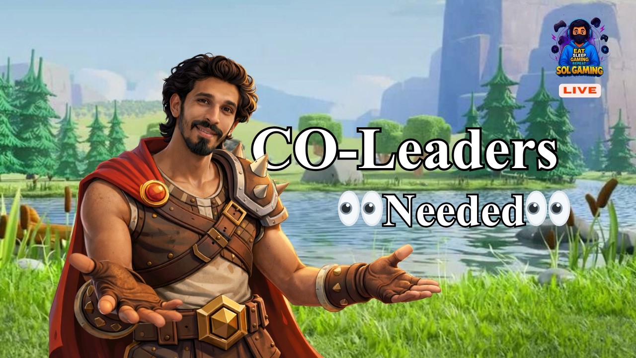Five CO-Leaders Need for our CLAN #clashofclans #live