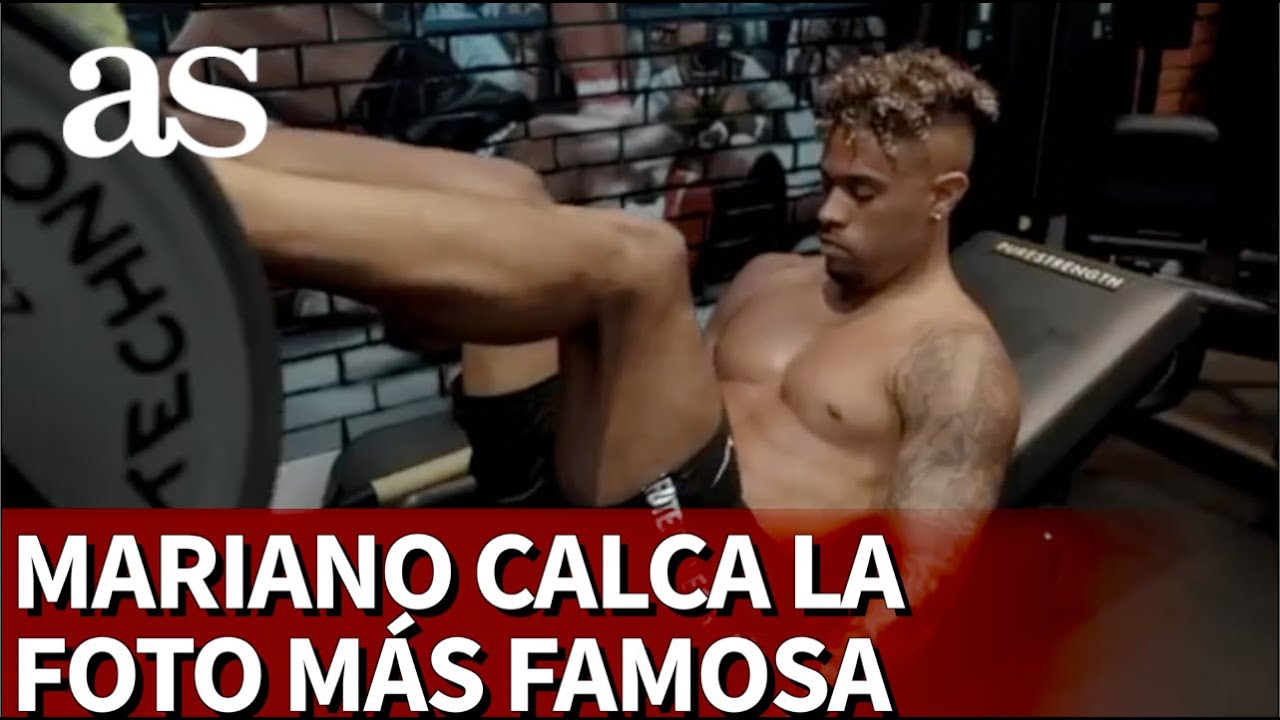 Mariano emula en su propio gimnasio la foto más famosa e icónica de la historia del deporte