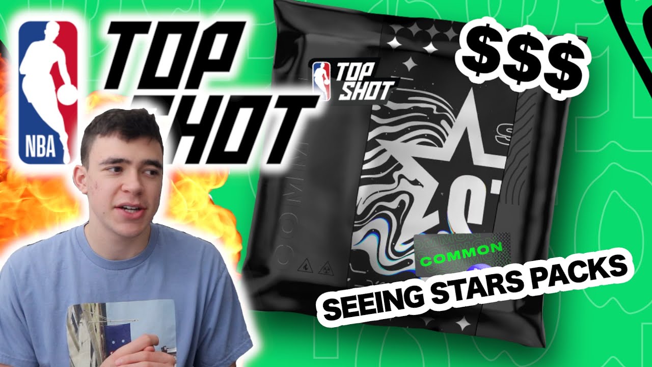 OPENING MY FIRST NBA TOP SHOT PACK (SEEING STARS) !!