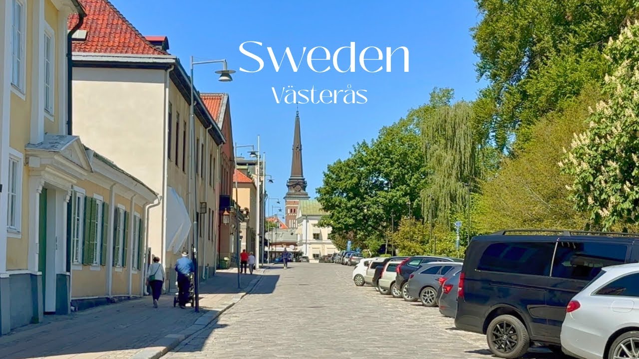 Calm May Day in A Small Town in Sweden