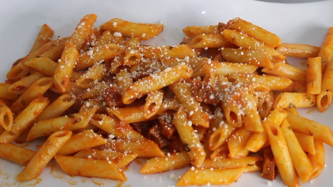 Macarrones con Chorizo 🍴Faciles y Rapidos 🍽️