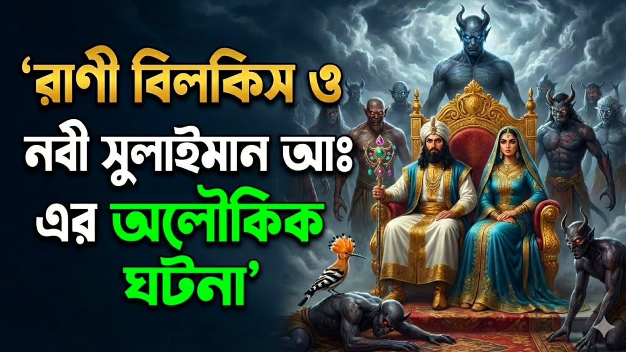 রানী বিলকিস ও নবী সুলাইমান আঃ এর অলৌকিক ঘটনা 😲 | ইসলামিক কাহিনি | #রানী_বিলকিস_এর_ঘটনা | MD Rabbi IS