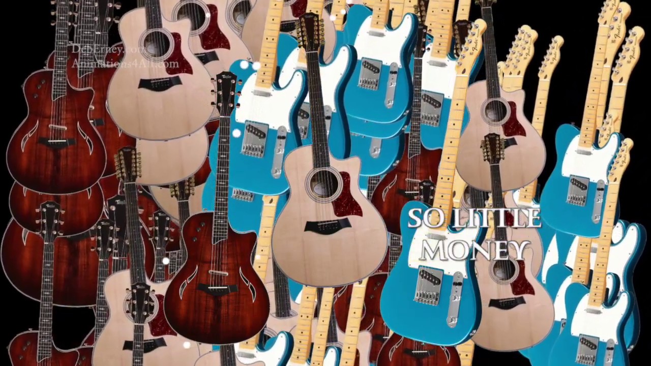 YOU CAN NEVER HAVE TOO MANY GUITARS
