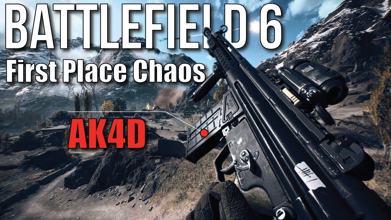 Loadout of the Week - AK4D | Battlefield 6 Rush on Liberation Peak | No Commentary 4k