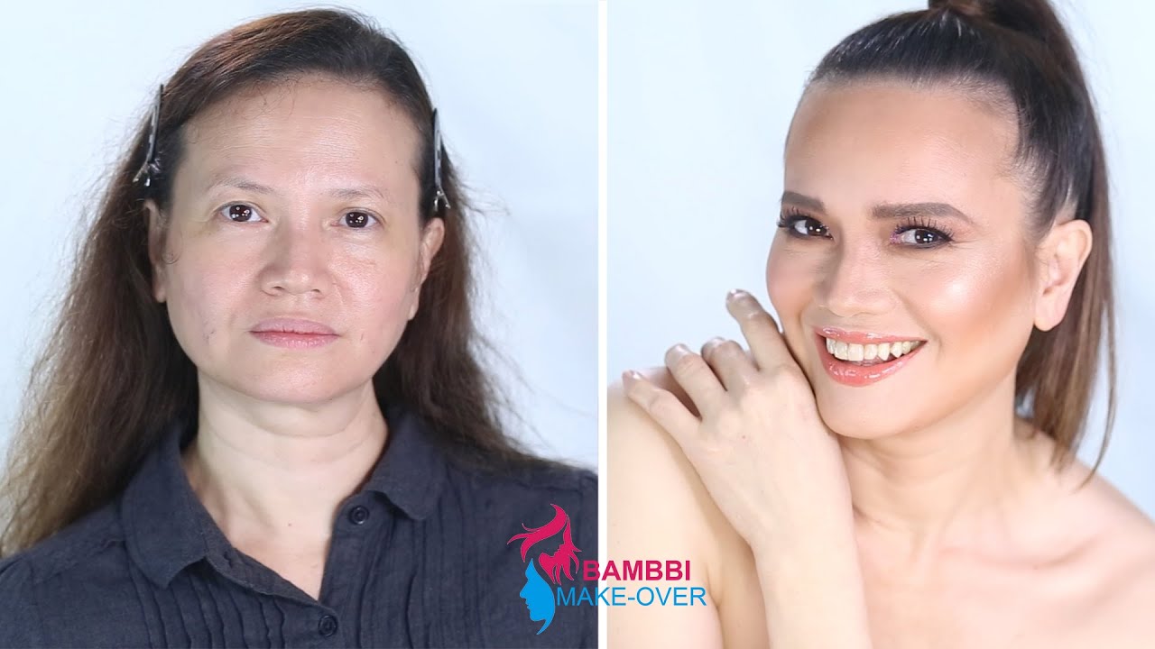 FROM A SIMPLE MOM OF 4 CHILDREN   TO A SUPERMODEL-- BAMBBI FUENTES Makeup Tutorials
