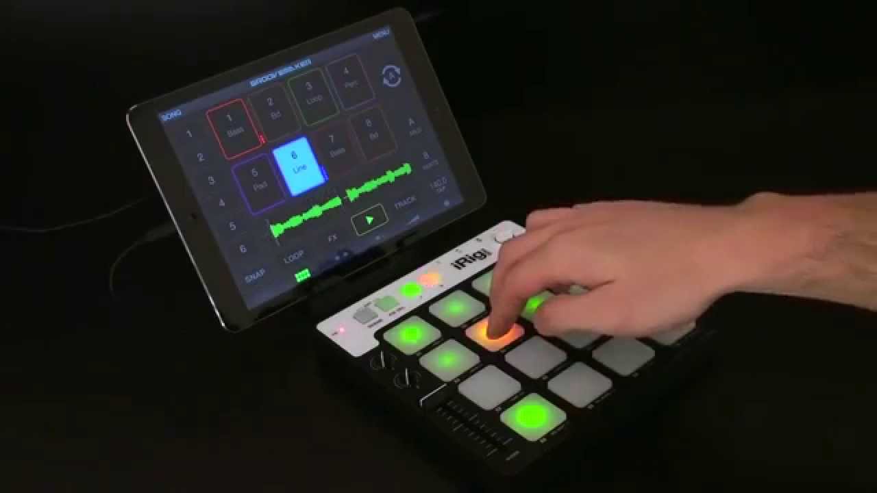 GrooveMaker 2 & iRig Pads performance