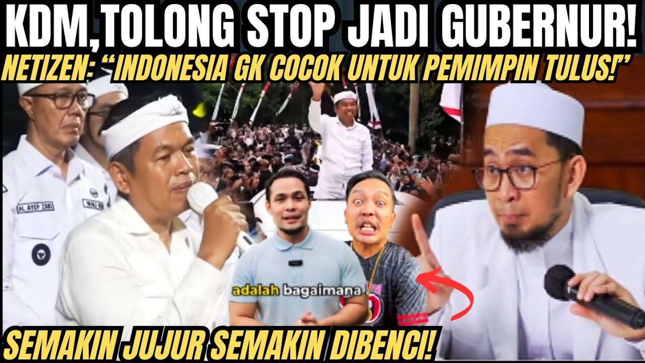 Viral! DEDI MULYADI dituntut Mundur karena Indonesia gak cocok untuk pemimpin terlalu jujur - KDM