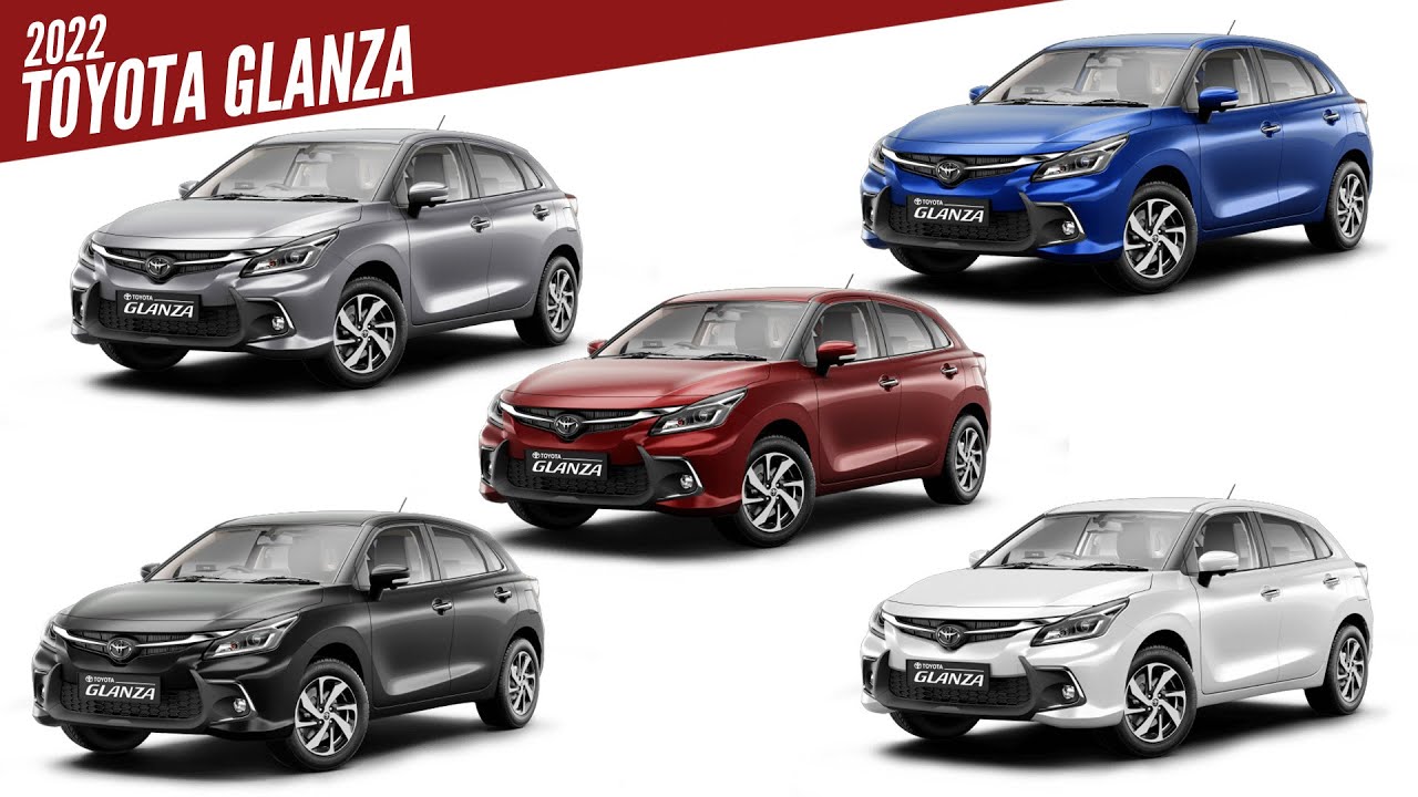 2022 Toyota Glanza - All Color Options - Images | AUTOBICS
