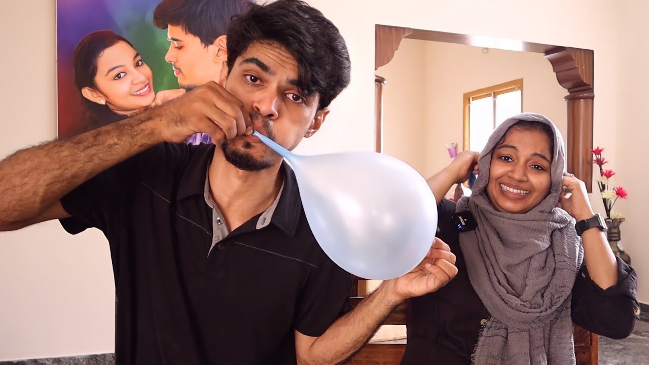 SCARING PAMI..🙋‍♀️ BLOWING 100 BALLOONs🎈in 5 MINUTES..🤪