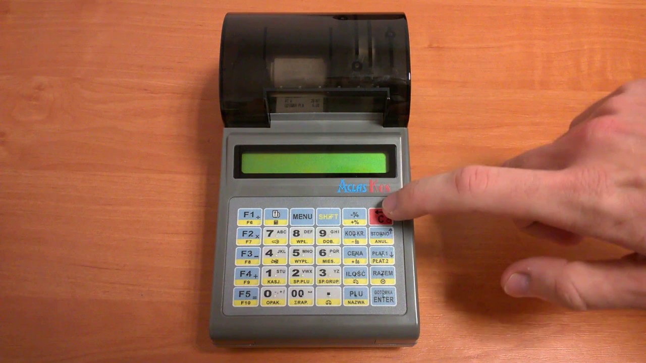 Kasa fiskalna Aclas Kos - Sprzedaż kilku sztuk danego towaru