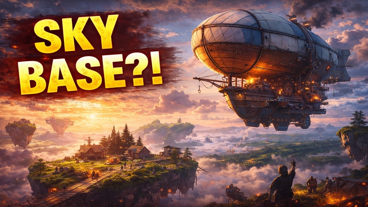 Highreach Demo — Airship Base Survival on Floating Islands (Co-op)