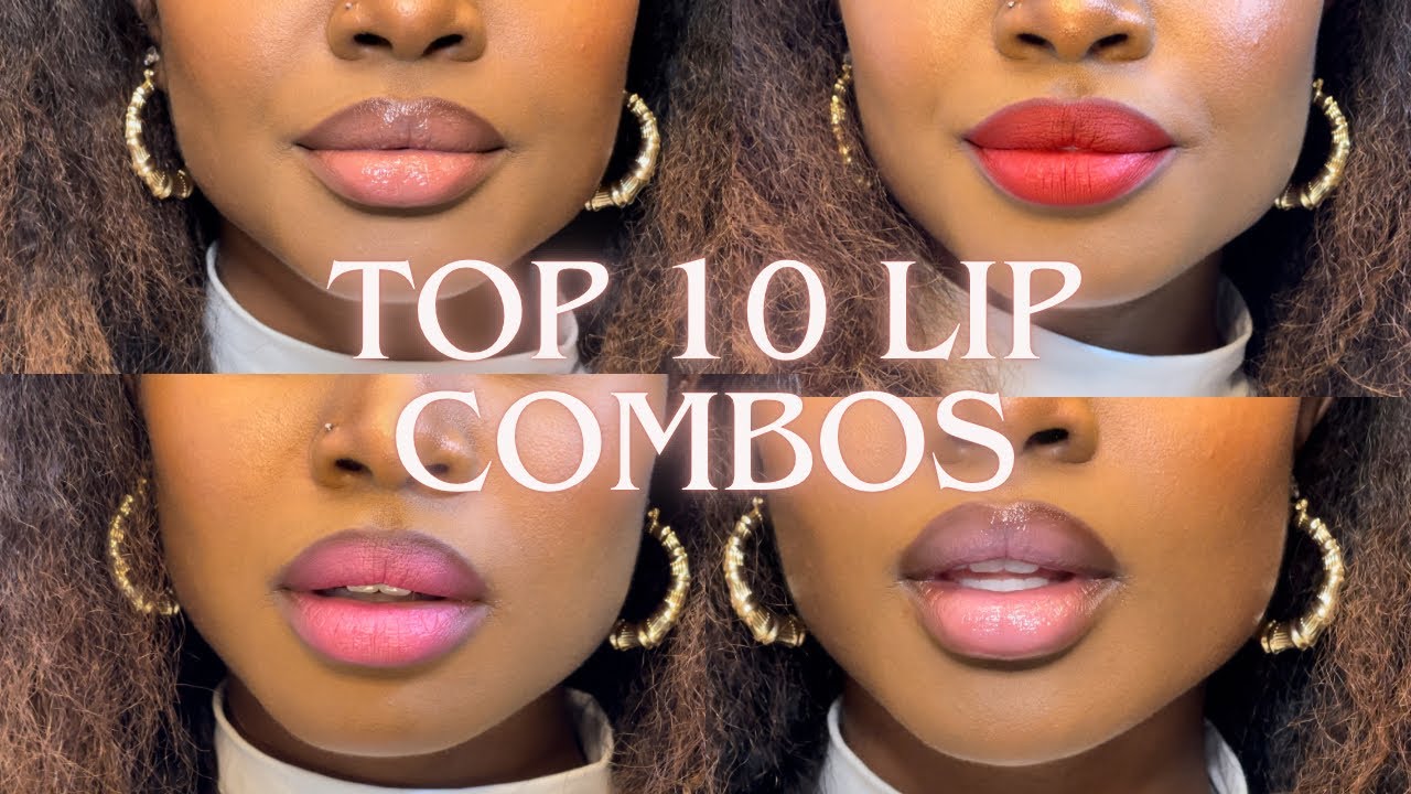 Top 10 Best Lip Combos For Dark Skin | Nudes, Reds & Pinks