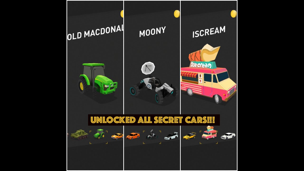 Thumb Drift Gameplay | Unlocking All Secret Cars