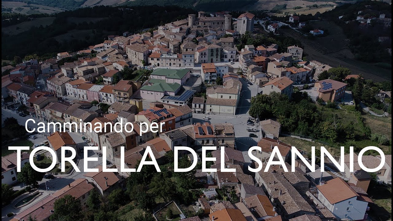 Camminando per Torella del Sannio - 4K city walk