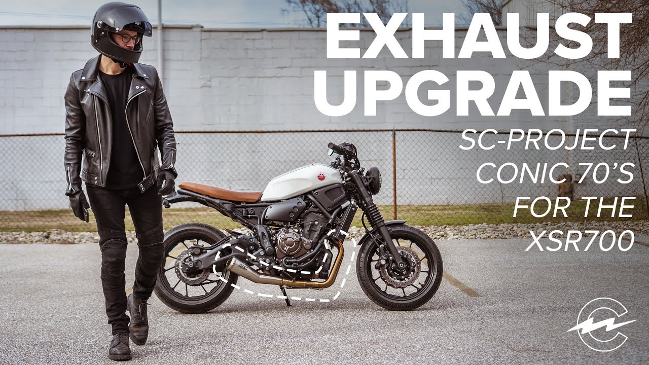 EXHAUST UPGRADE - SC Project Conic 70's for XSR700