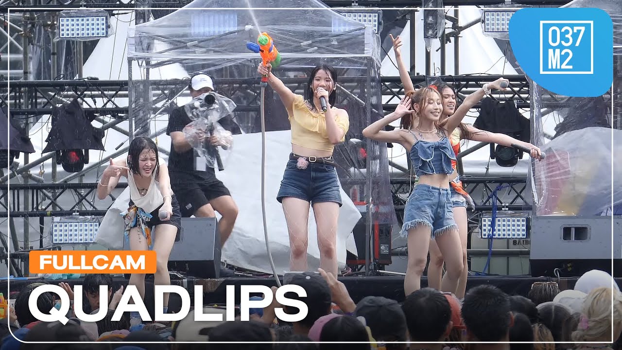 QUADLIPS @ Rangnam Beach Party by SUPERFLUID, King Power Rangnam [Full Fancam 4K 60p] 250414