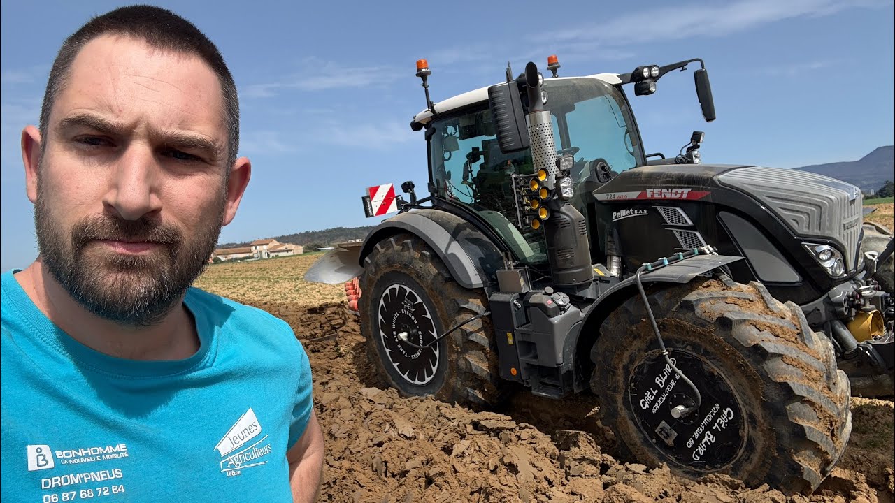 Ma première fois au labour avec la Kuhn vari-master L