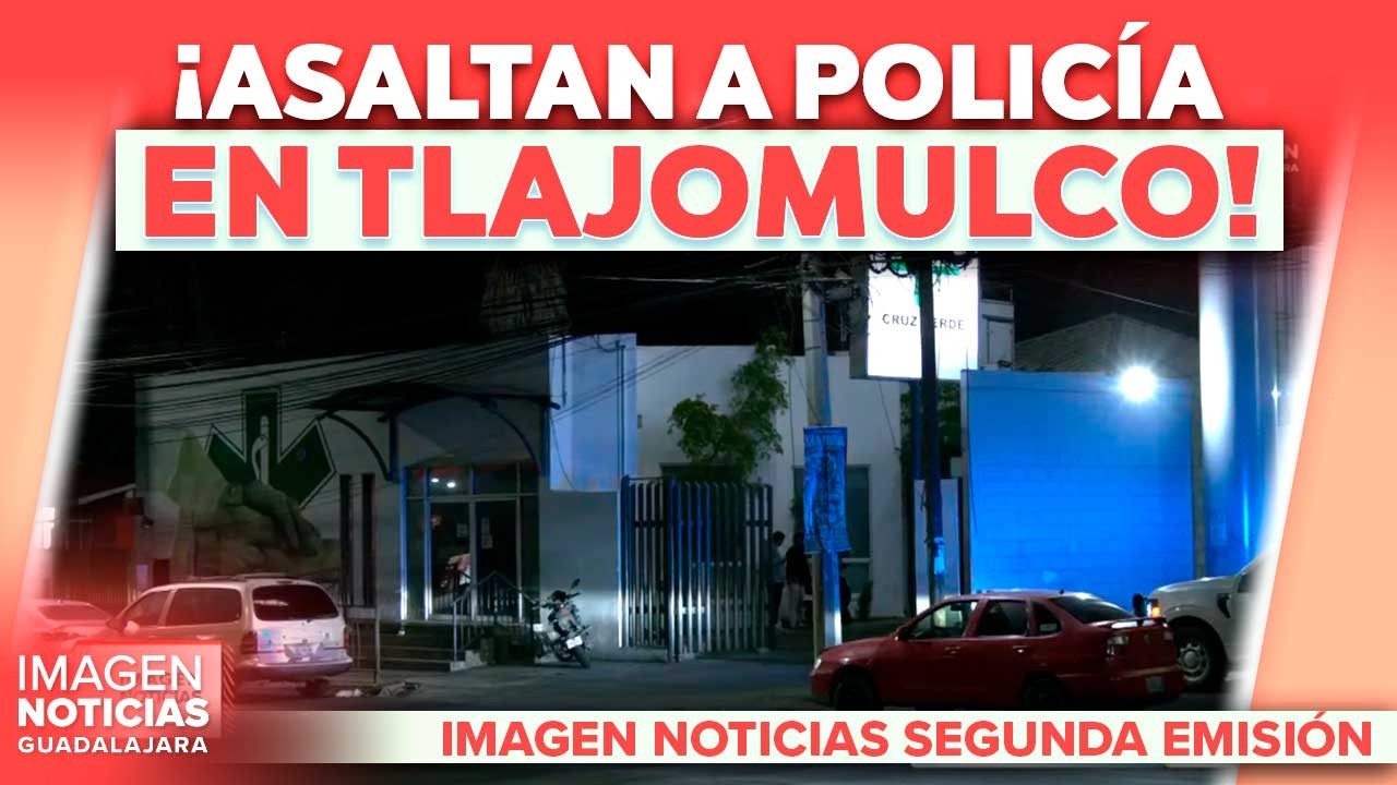 ¡Hieren a balazos a policía de Guadalajara tras asalto en Tlajomulco! | Noticias GDL