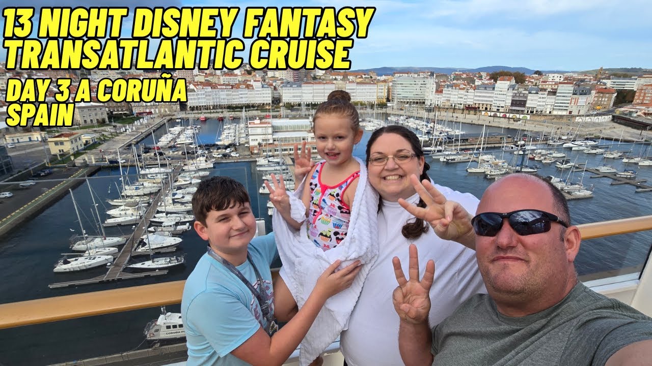 Трансатлантический круиз Disney Fantasy на 13 ночей, день 3, Ла-Корунья, Испания, 5 ноября 2025 г.