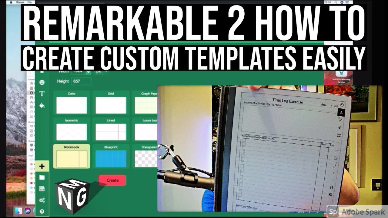Remarkable 2 How to create custom templates easily