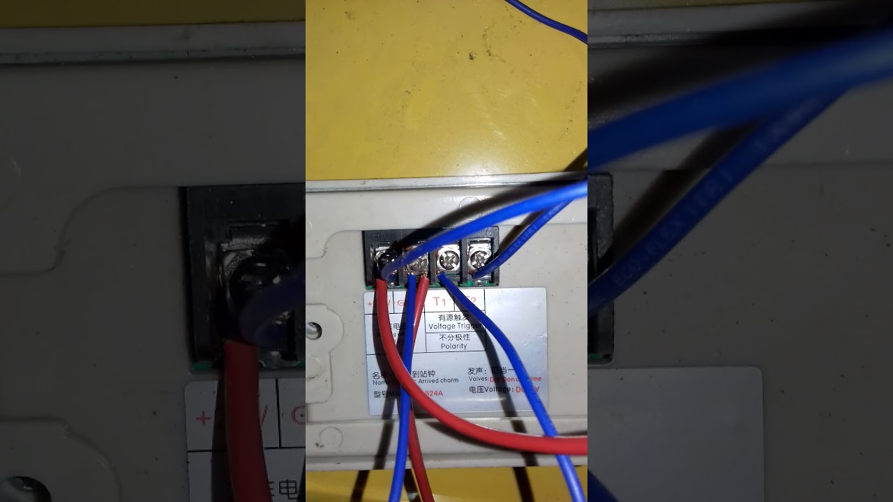 Arrived Charm (Arrival gong) MCTC-CTB (car top board) how to Electrical Connection. Monarch Nice3000