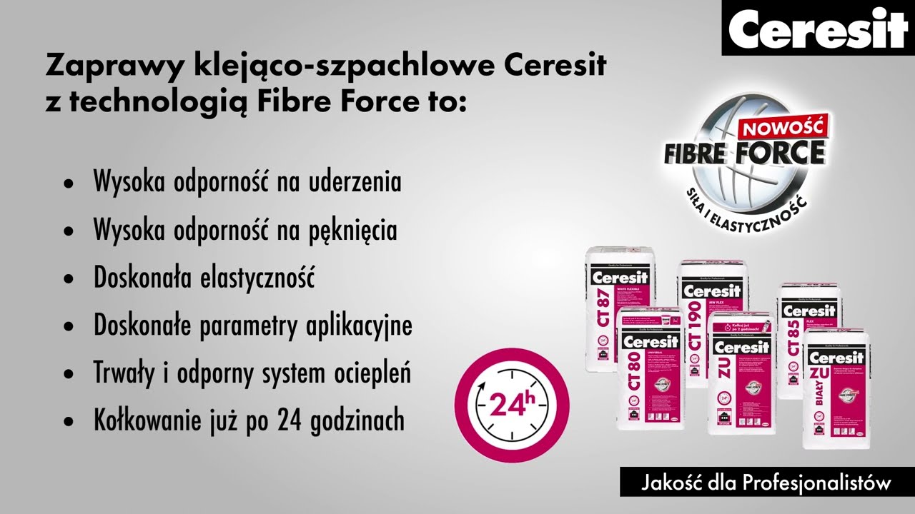 Fibre Force &ndash; Poznaj Moc Wł&oacute;kien w klejach do ociepleń Ceresit cz. 2