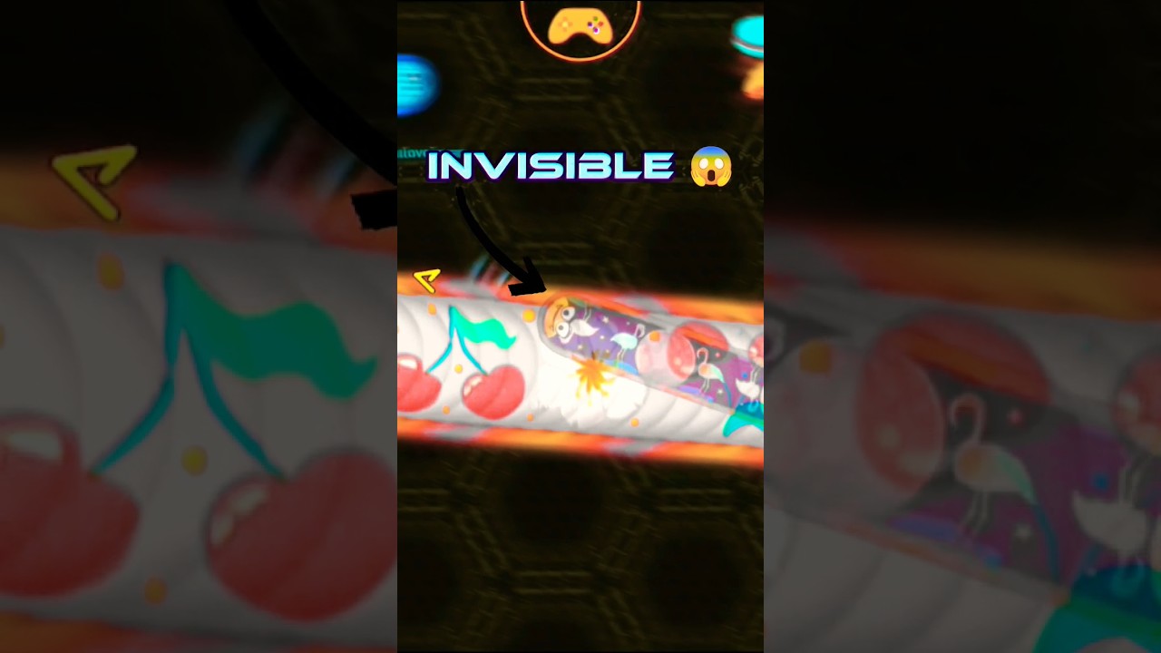 INVISIBLE😱| WORMATE IO HACKS HOW TO BE INVISIBLE#wormateio #wormszone #gaming #wwc #glitch #hacks