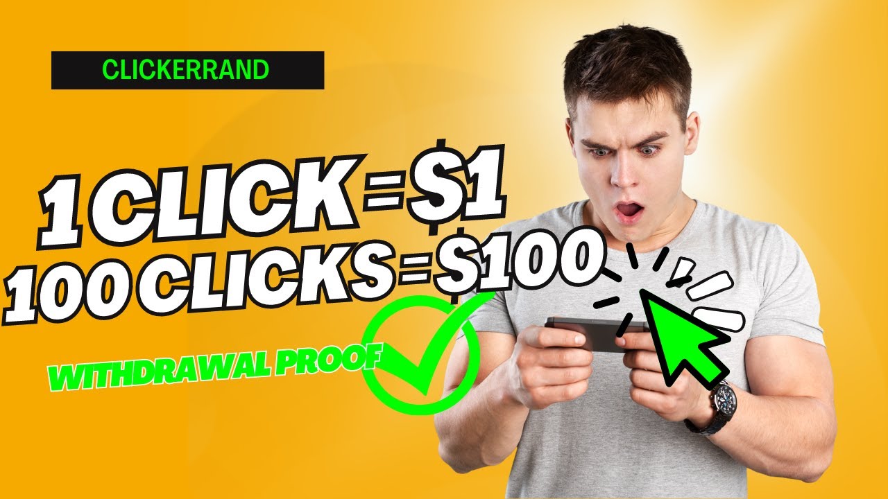 Make Money Online Watching Ads | Paid to click ads Clickerrand