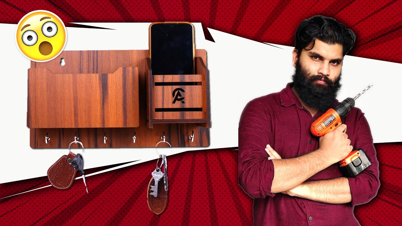 Cheapest Mobile Stand | make mobile holder from Scraps #DIYProject #woodworking #DIY