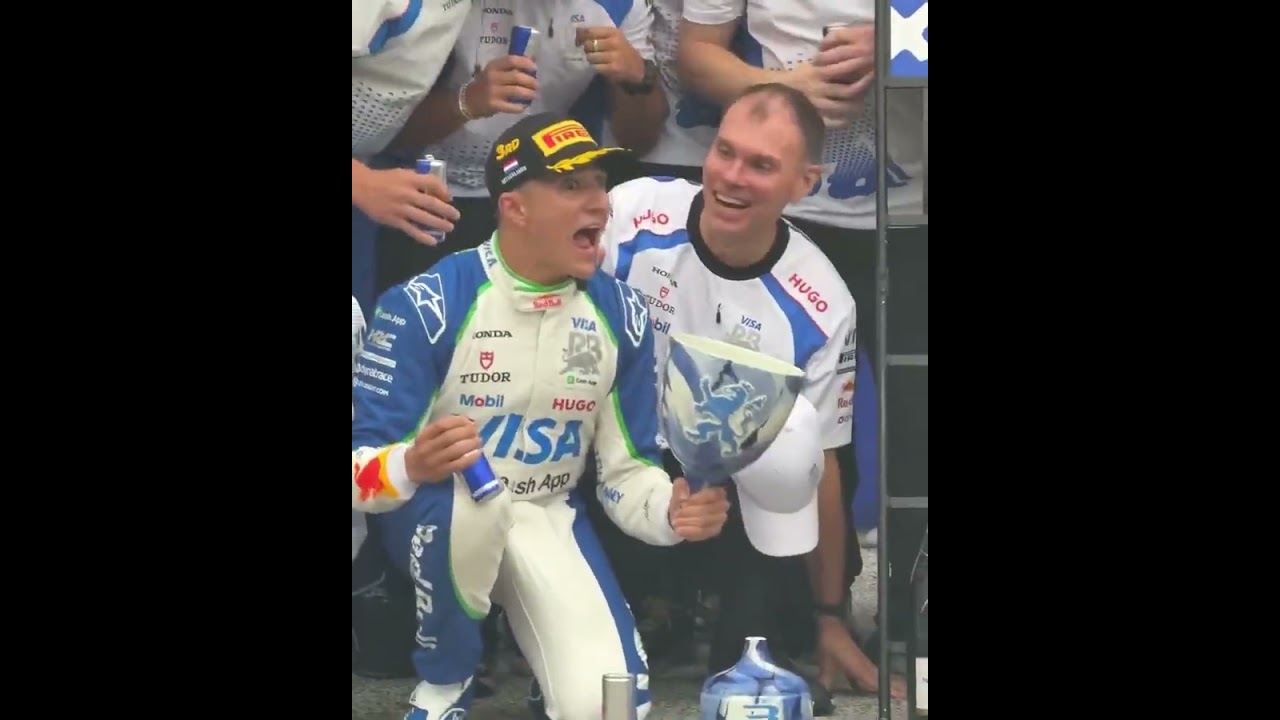 Isack really broke his first F1 trophy 😭 (via @visacashapprb/IG)