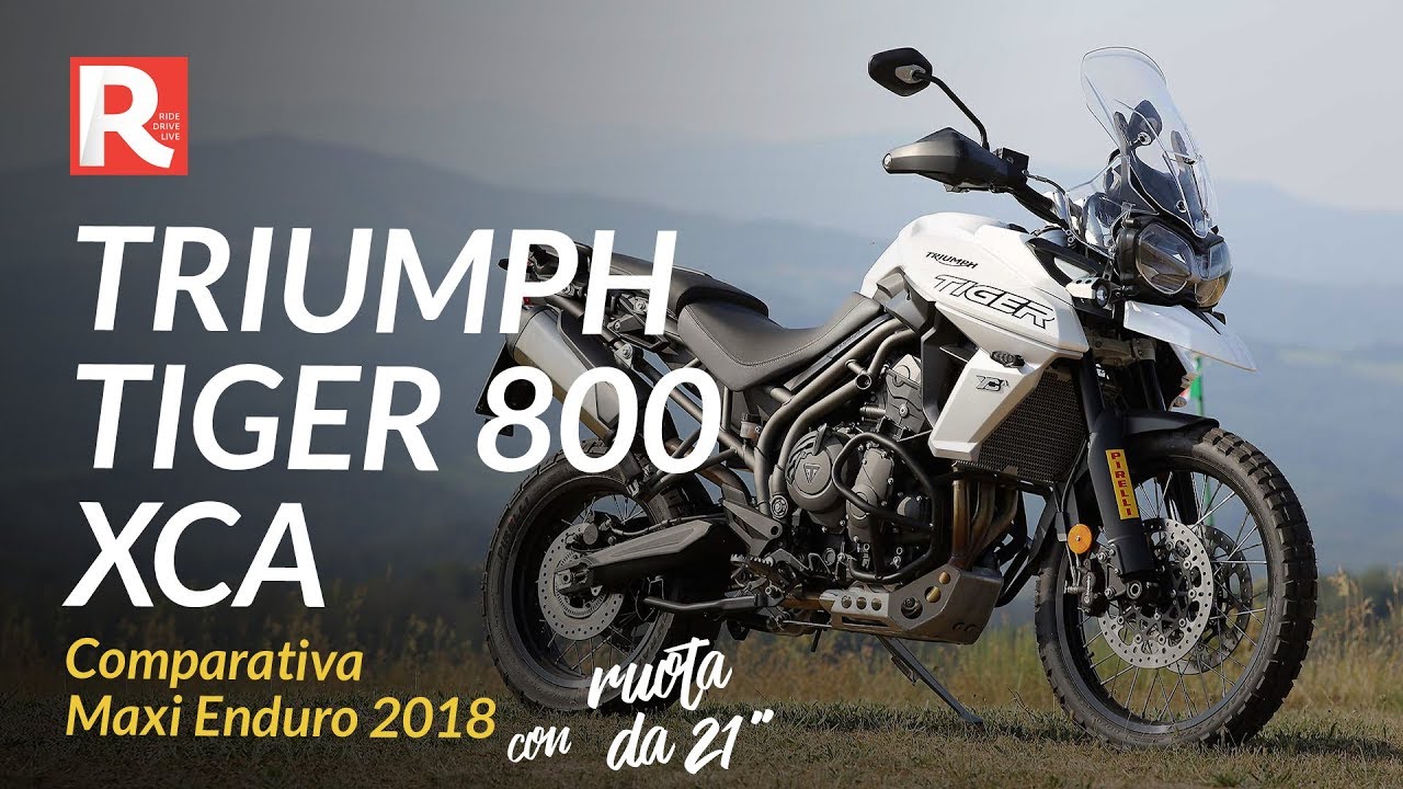 Triumph Tiger 800 XCA - Comparativa Maxi Enduro 2018